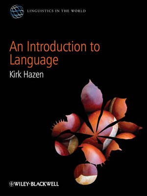 cover image of An Introduction to Language